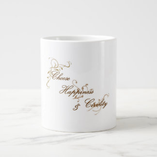 Grande Tasse Choisir le bonheur et la vie civique