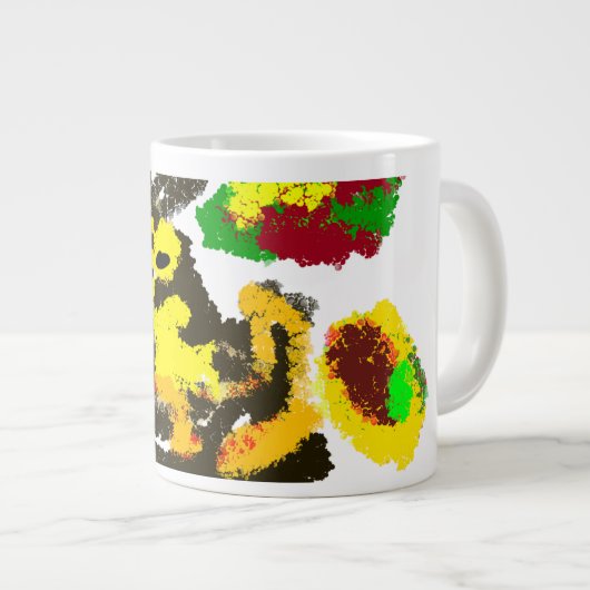 Grande Tasse Chouette automne (Devant droit)