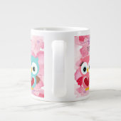 Grande Tasse Chouette mignonne toujours vous aimer (Dos)