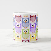 Grande Tasse Chouettes mignonnes, Chouette Motif, Chouettes pou (Devant)
