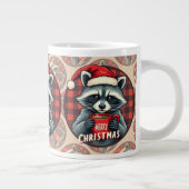 Grande Tasse Christmas Raccoon Cocoa Cheer (Droite)