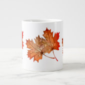 Grande Tasse Chute des feuilles d'érable pour l'automne Accueil (Devant)
