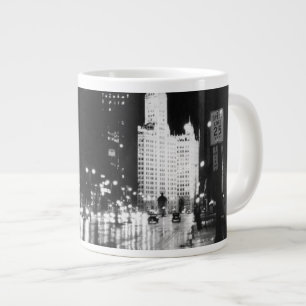 Grande Tasse circa 1954 : De vue une avenue du Michigan vers