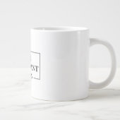 Grande Tasse Citation amusante d'une femme dépendante du vin mo (Droite)