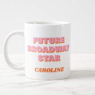 Grande Tasse Citation d'acteur de Broadway inspirante avec nom