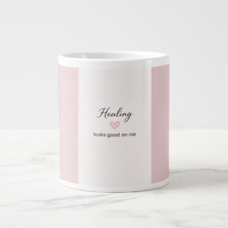 Grande Tasse Citation d'amour de soi Guérison Me Va Bien Minima