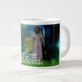 Grande Tasse Citation d'amour romantique profond (Devant droit)