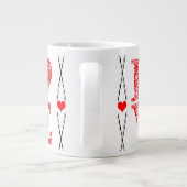 Grande Tasse ❤️ Citation d'amour rouge pour les couples et les (Dos)