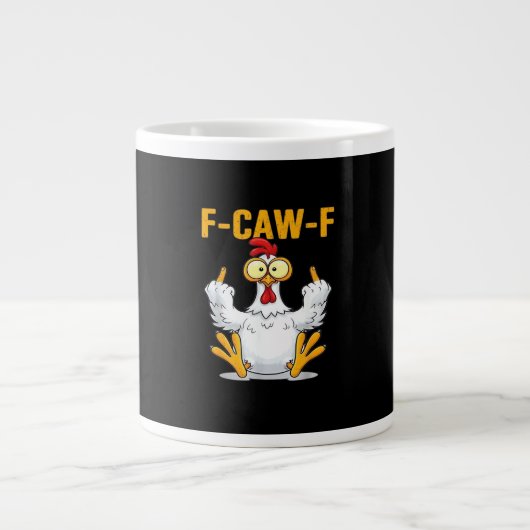 Grande Tasse Citation de Cocorico Mème Classique (Devant)