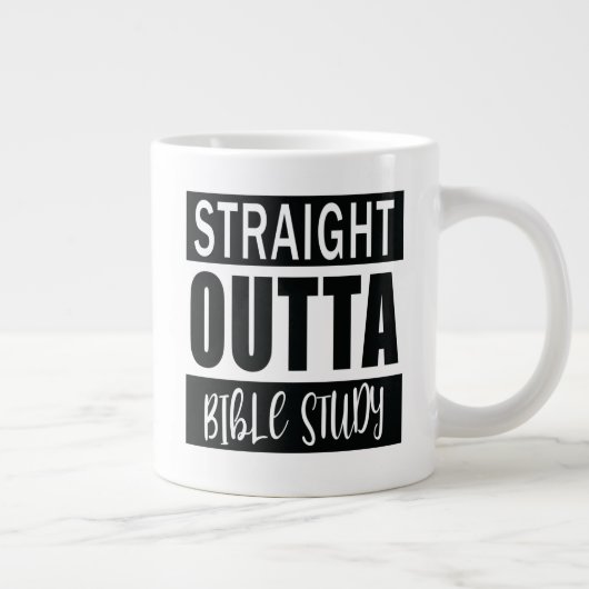 Grande Tasse Citation de l'étude biblique de Christian Funny (Droite)