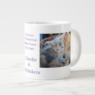 Grande Tasse Citation de photo de chatons