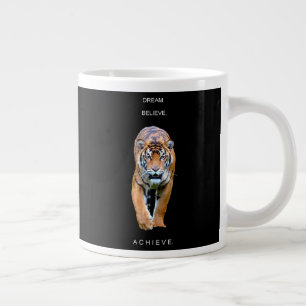 Grande Tasse Citation de succès Motivational Tiger Eyes Modèl