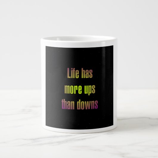 Grande Tasse Citation d'encouragement # 113 (Devant)