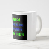 Grande Tasse Citation d'encouragement # 147 (Devant droit)