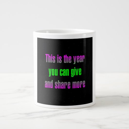 Grande Tasse Citation d'encouragement # 190 (Devant)