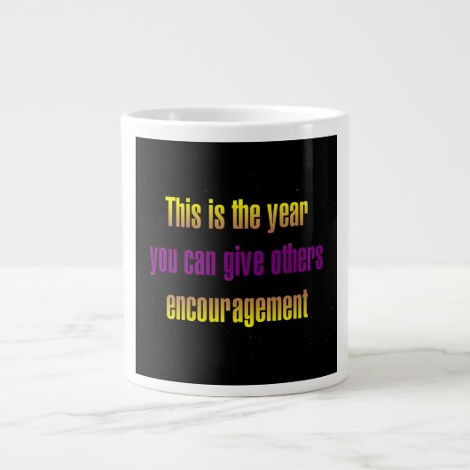 Grande Tasse Citation d'encouragement # 192 (Devant)
