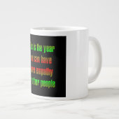 Grande Tasse Citation d'encouragement # 196 (Devant droit)