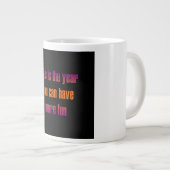 Grande Tasse Citation d'encouragement # 197 (Devant droit)