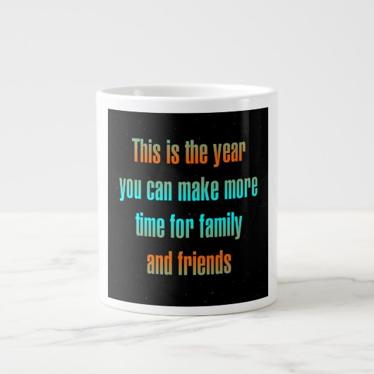 Grande Tasse Citation d'encouragement # 209 (Devant)