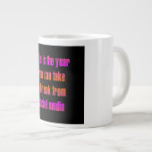 Grande Tasse Citation d'encouragement # 232 (Devant droit)