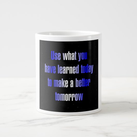 Grande Tasse Citation d'encouragement # 250 (Devant)