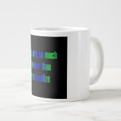 Grande Tasse Citation d'encouragement # 268 (Devant droit)