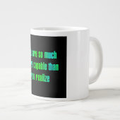 Grande Tasse Citation d'encouragement # 279 (Devant droit)