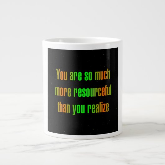 Grande Tasse Citation d'encouragement # 306 (Devant)