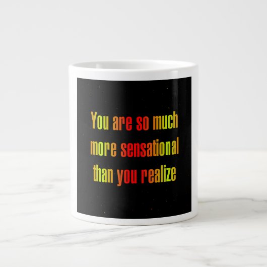 Grande Tasse Citation d'encouragement # 307 (Devant)