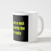 Grande Tasse Citation d'encouragement # 313 (Devant droit)