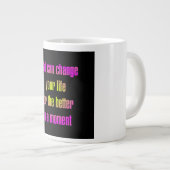 Grande Tasse Citation d'encouragement # 38 (Devant droit)