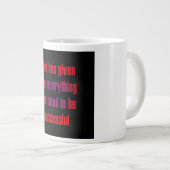 Grande Tasse Citation d'encouragement # 47 (Devant droit)