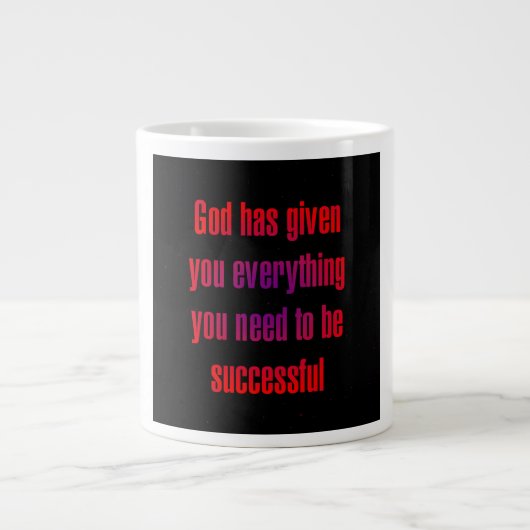 Grande Tasse Citation d'encouragement # 47 (Devant)