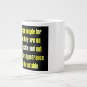 Grande Tasse Citation d'encouragement # 5 (Devant droit)