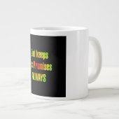 Grande Tasse Citation d'encouragement # 63 (Devant droit)