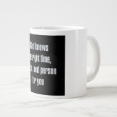 Grande Tasse Citation d'encouragement # 64 (Devant droit)
