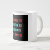 Grande Tasse Citation d'encouragement # 66 (Devant droit)