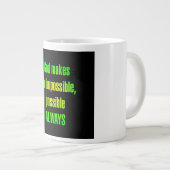 Grande Tasse Citation d'encouragement # 69 (Devant droit)