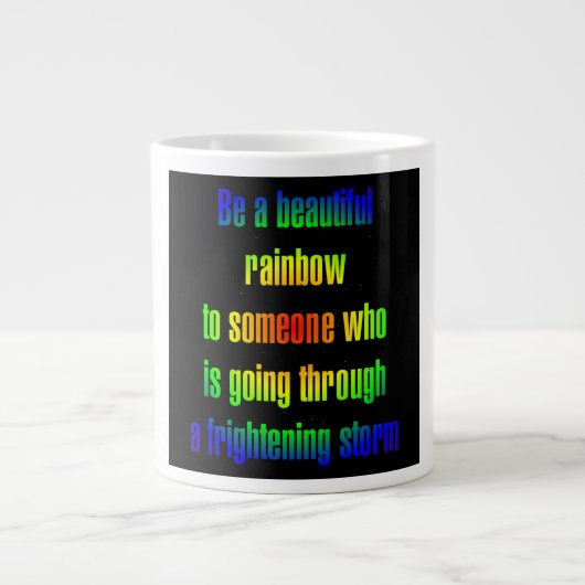 Grande Tasse Citation d'encouragement #7 (Devant)