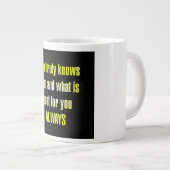 Grande Tasse Citation d'encouragement # 71 (Devant droit)