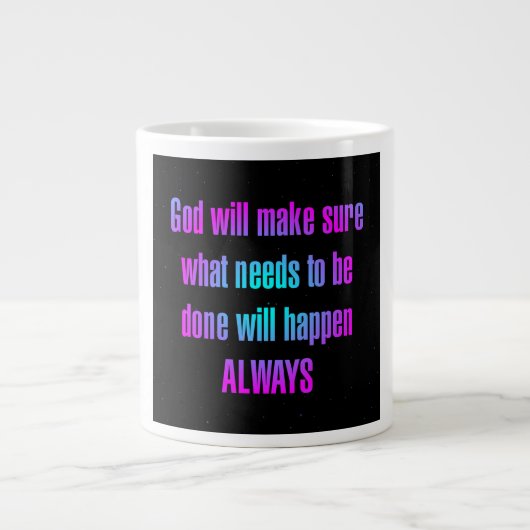 Grande Tasse Citation d'encouragement # 85 (Devant)