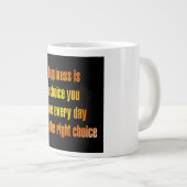Grande Tasse Citation d'encouragement # 97 (Devant droit)