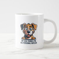 Citation drôle de chien majordome de dessin animé