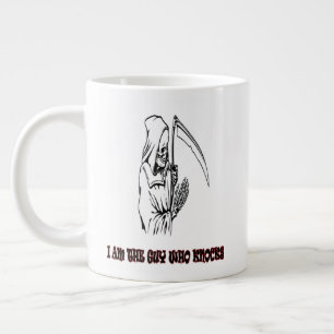 Grande Tasse Citation drôle de Faucheuse Nuit Halloween effraya