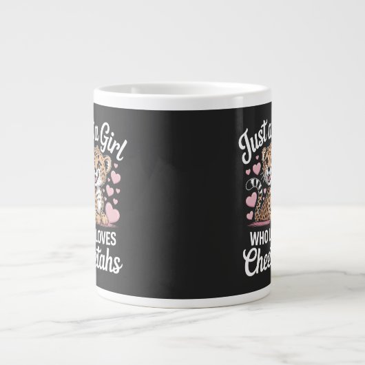 Grande Tasse Citation drôle de guépard (Devant)