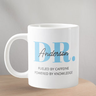 Grande Tasse Citation Drôle de Nom Personnalisé Diplôme de Méde