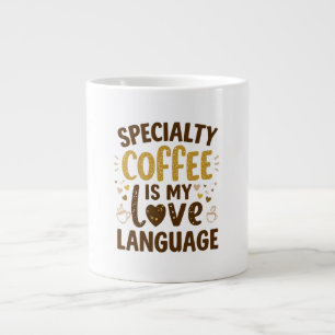 Grande Tasse Citation pour amateur de café branché