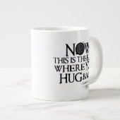 Grande Tasse Citation surnaturelle "Accrocher" (Devant droit)