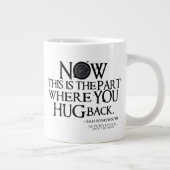 Grande Tasse Citation surnaturelle "Accrocher" (Droite)