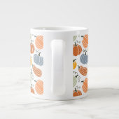 Grande Tasse Citrouille coloré Motif gourd  (Dos)